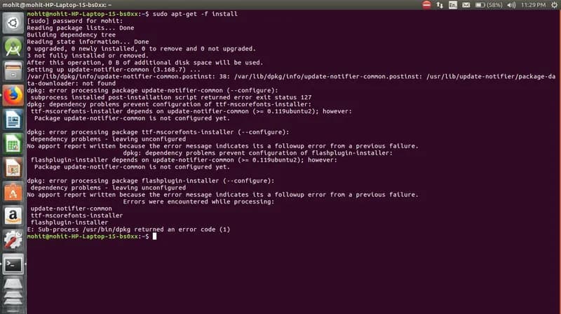 Ubuntu 22.04: Fixing "NOTICE: error processing package"